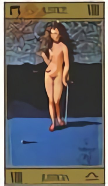 Justice — Salvador Dali Tarot