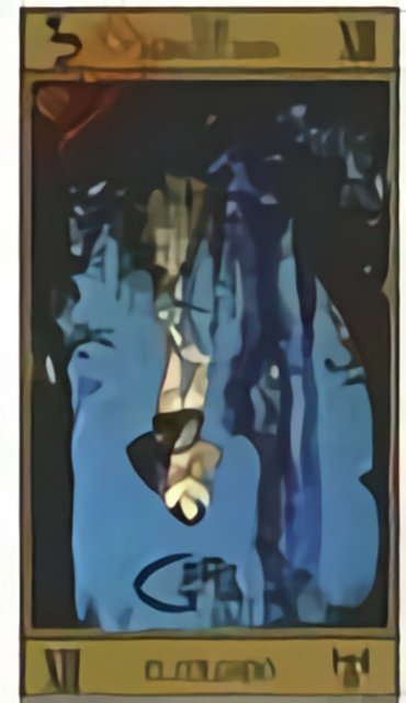 The Hanged Man — Salvador Dali Tarot