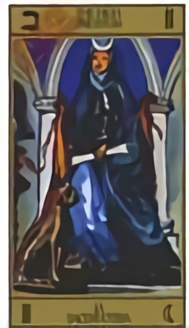 The High Priestess — Salvador Dali Tarot